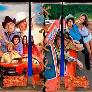 The Dukes of Hazzard 80s Classic Cup Mug Tumbler 20 oz